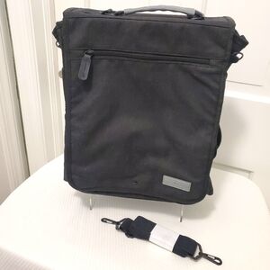 EC Unisex Bella Russo Black Large Messenger Bag, School, Work, Travel